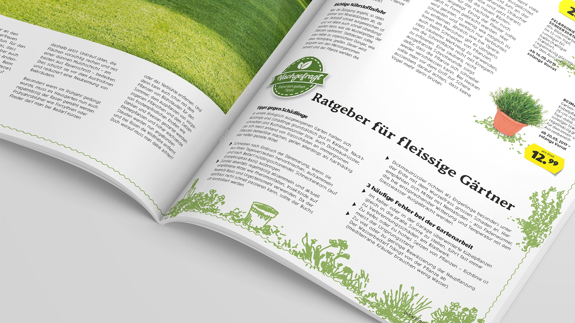 Innenseiten von ALDI Magazin Sommerspass 2019