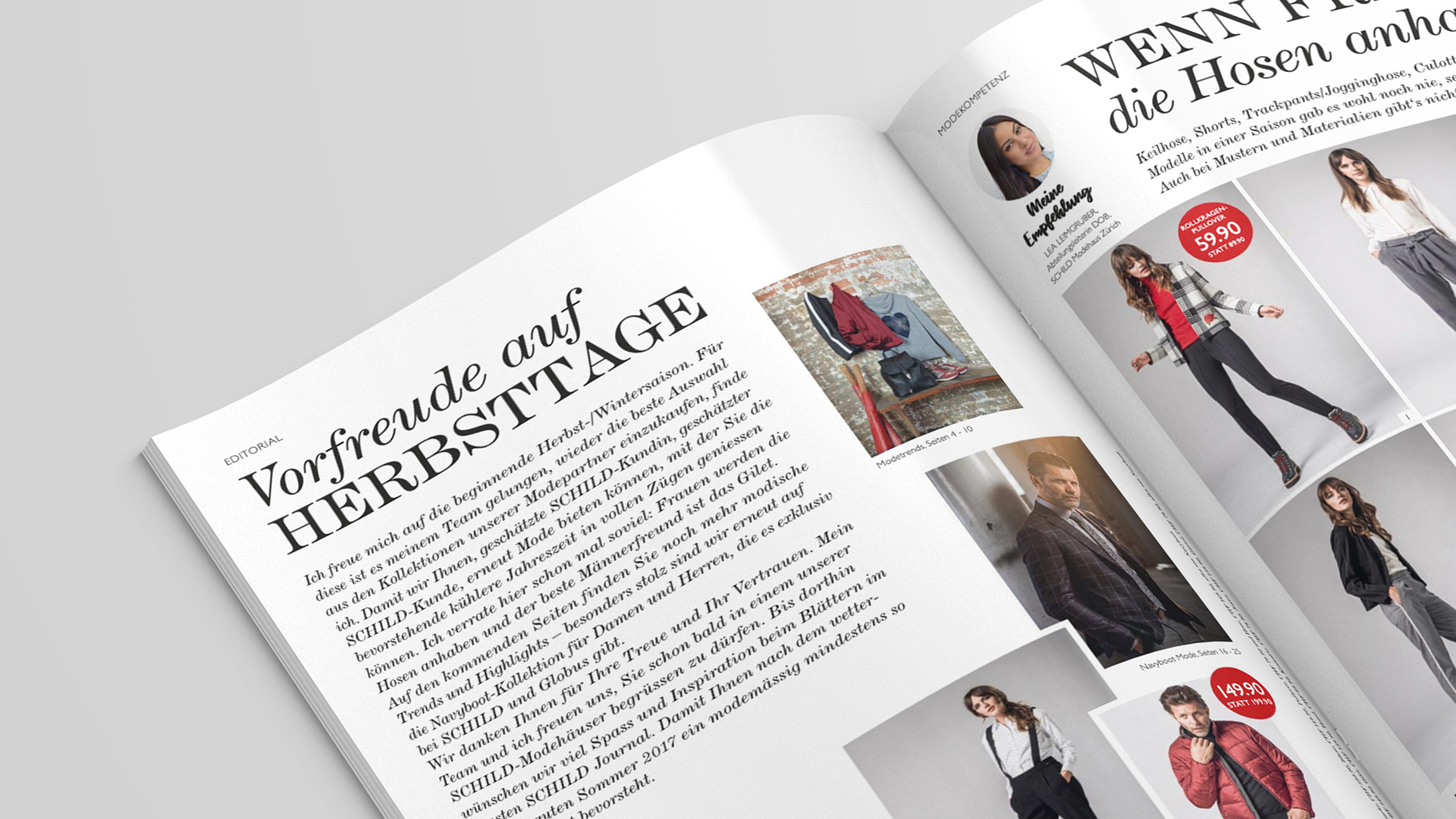 Innenseiten von SCHILD Magazin 2017